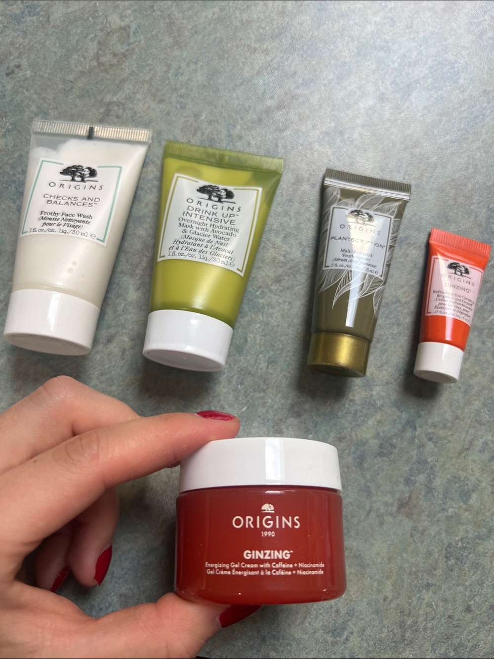 Origins travel skincare
